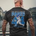 Player Number 2024 World Champion Andy Pages Mlbpa メンズTシャツ バックプリント 高齢者への贈り物