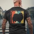 Pomeranian ポメラニアン メンズTシャツ バックプリント 高齢者への贈り物