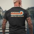Portugal Country Travelacationouvenir Camiseta Hombre Estampado Espalda Regalos para ancianos