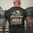 Proud Girlfriend Of Class Of 2025 Graduate Senior Graduation Men's T-shirt Back Print Gifts for Old Men