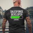 Salesforce開発者 卒業 卒業生 新しい仕事を読み込んでいます メンズTシャツ バックプリント 高齢者への贈り物