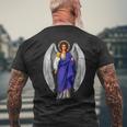 San Gabriel Arcangel Camiseta Hombre Estampado Espalda Regalos para ancianos