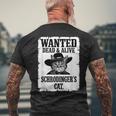 Schrodinger's Cat Wanted Physics シャツ 理科教師 メンズTシャツ バックプリント 高齢者への贈り物