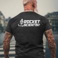 Science Des Fuséescientifique Fusée Aérospatiale T-shirt imprimé au dos Cadeaux pour les vieillards
