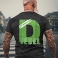 She Wants The Diesel Truck愛好家 メンズTシャツ バックプリント 高齢者への贈り物