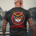 Shib Army クリプトホドルサムライ柴犬コイン メンズTシャツ バックプリント 高齢者への贈り物