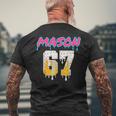 Six Seven Ice Cream Drip Sport 67 Fun Mason Meme Men's T-shirt Back Print Gifts for Old Men