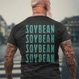 Soybeanoybeanoybeanoybean メンズTシャツ バックプリント 高齢者への贈り物
