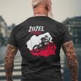 Speedway Racing Motorcycle Racing Poland T-Shirt mit Rückendruck Geschenke für alte Männer