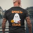 Spooky Ghost Dogs ハロウィンtシャツ コーチに最適 メンズTシャツ バックプリント 高齢者への贈り物