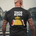 Taco King シャツ タコス愛好家用 メンズTシャツ バックプリント 高齢者への贈り物