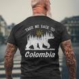 Take Me Back To Colombia ビンテージ コロンビア バケーション メンズTシャツ バックプリント 高齢者への贈り物