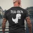 Tea-Rex Dino レジャー ファン クール メンズTシャツ バックプリント 高齢者への贈り物