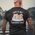 This Is My Pawjama Pomeranian 公式犬用昼寝 メンズTシャツ バックプリント 高齢者への贈り物