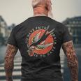 To Have Faith Is To Have Wings Oldchoolwallow Tattooスワロータトゥー メンズTシャツ バックプリント 高齢者への贈り物