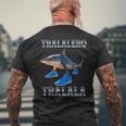Tralalero Tralala イタリアンブレインレッドミーム メンズTシャツ バックプリント 高齢者への贈り物