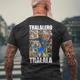 Tralalero Tralala イタリアンブレインロットミーム メンズTシャツ バックプリント 高齢者への贈り物