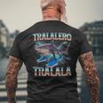 Tralalero Tralala Italian Brainrot メンズTシャツ バックプリント 高齢者への贈り物