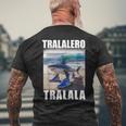 Tralalero Tralala Shark Italian Brain Rot Meme Men's T-shirt Back Print Gifts for Old Men