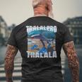 Tralalero Tralalahark Meme イタリアンブレインロットtシャツ メンズTシャツ バックプリント 高齢者への贈り物