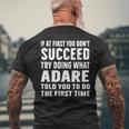 Try Doing What Adare Told Adare シャツ メンズTシャツ バックプリント 高齢者への贈り物