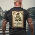 'Twas The 'Tism M'lord Wizard Frog Autism Men's T-shirt Back Print Gifts for Old Men