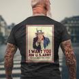 Uncleam I Want You For Us Army ビンテージポスターtシャツ メンズTシャツ バックプリント 高齢者への贈り物