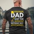 Uomo Papà Della Costruzione Ragazzo Divertente Gru Escavatore Compleanno T-shirt da uomo con stampa posteriore Regalos para ancianos