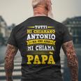 Uomo Regalo Festa Del Papà Divertente Personalizzato Antonio T-shirt da uomo con stampa posteriore Regalos para ancianos