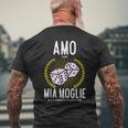 Vestiti Divertenti Giochi Da Tavola Dado Papà Marito Adulti T-shirt da uomo con stampa posteriore Regalos para ancianos