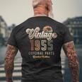 Vintage 1955年 限定版 誕生70周年記念パームス レトロ メンズTシャツ バックプリント 高齢者への贈り物