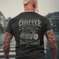 West Coast Chopper オートバイtシャツ メンズTシャツ バックプリント 高齢者への贈り物