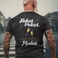 With-Neck Hokus Pokusektchen ModusEktektchen Prosecco Genießer T-Shirt mit Rückendruck Geschenke für alte Männer
