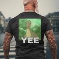 Yee 恐竜 メンズTシャツ バックプリント 高齢者への贈り物