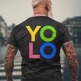 Yolo T-shirt imprimé au dos Cadeaux pour les vieillards