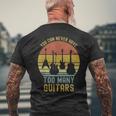 You Can Never Have Too Many Guitars シャツ ミュージック 面白い メンズTシャツ バックプリント 高齢者への贈り物