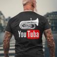 You Tuba Tuba マーチングバンド ユーフォニアム チューバ メンズTシャツ バックプリント 高齢者への贈り物