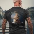 「Thetorm On Theea Of Galilee」ペイントアートtシャツ メンズTシャツ バックプリント 高齢者への贈り物