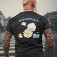 あひるのペックル リトルペックル メンズTシャツ バックプリント 高齢者への贈り物