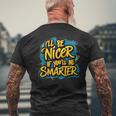 おかしな I'll Be Nicer If You Bemartassy Attitude メンズTシャツ バックプリント 高齢者への贈り物