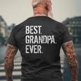 メンズ おじいちゃん誕生日クリスマスプレゼントベストおじいちゃんエバー メンズTシャツ バックプリント 高齢者への贈り物