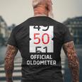 おもしろい 50歳の誕生日 オールドメーター 50歳 50歳 誕生日 50歳 50歳 メンズTシャツ バックプリント 高齢者への贈り物