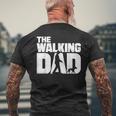 お散歩 お父さん おもしろい 犬 散歩 お父さん ギフト 父の日 メンズTシャツ バックプリント 高齢者への贈り物