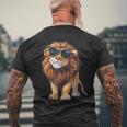 かわいい ライオン キッズ レディース メンズ メンズTシャツ バックプリント 高齢者への贈り物