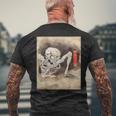 がしゃどくろ【日本の妖怪シリーズ】 メンズTシャツ バックプリント 高齢者への贈り物