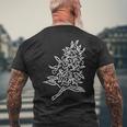 つぼみの葉サワーハイ420ギフト喫煙雑草大麻マリファナ メンズTシャツ バックプリント 高齢者への贈り物