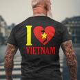 アイ・ラブ・ベトナム メンズTシャツ バックプリント 高齢者への贈り物