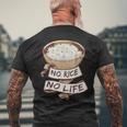 アジア料理 炒飯丼 ご飯好き 食通 メンズTシャツ バックプリント 高齢者への贈り物