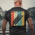 アスパラガス コスチューム メンズTシャツ バックプリント 高齢者への贈り物