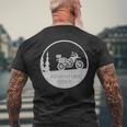 アドベンチャーバイクtシャツ メンズTシャツ バックプリント 高齢者への贈り物